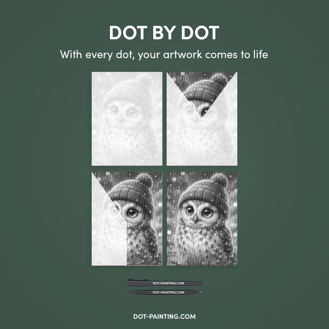 Kit dot painting Lupo