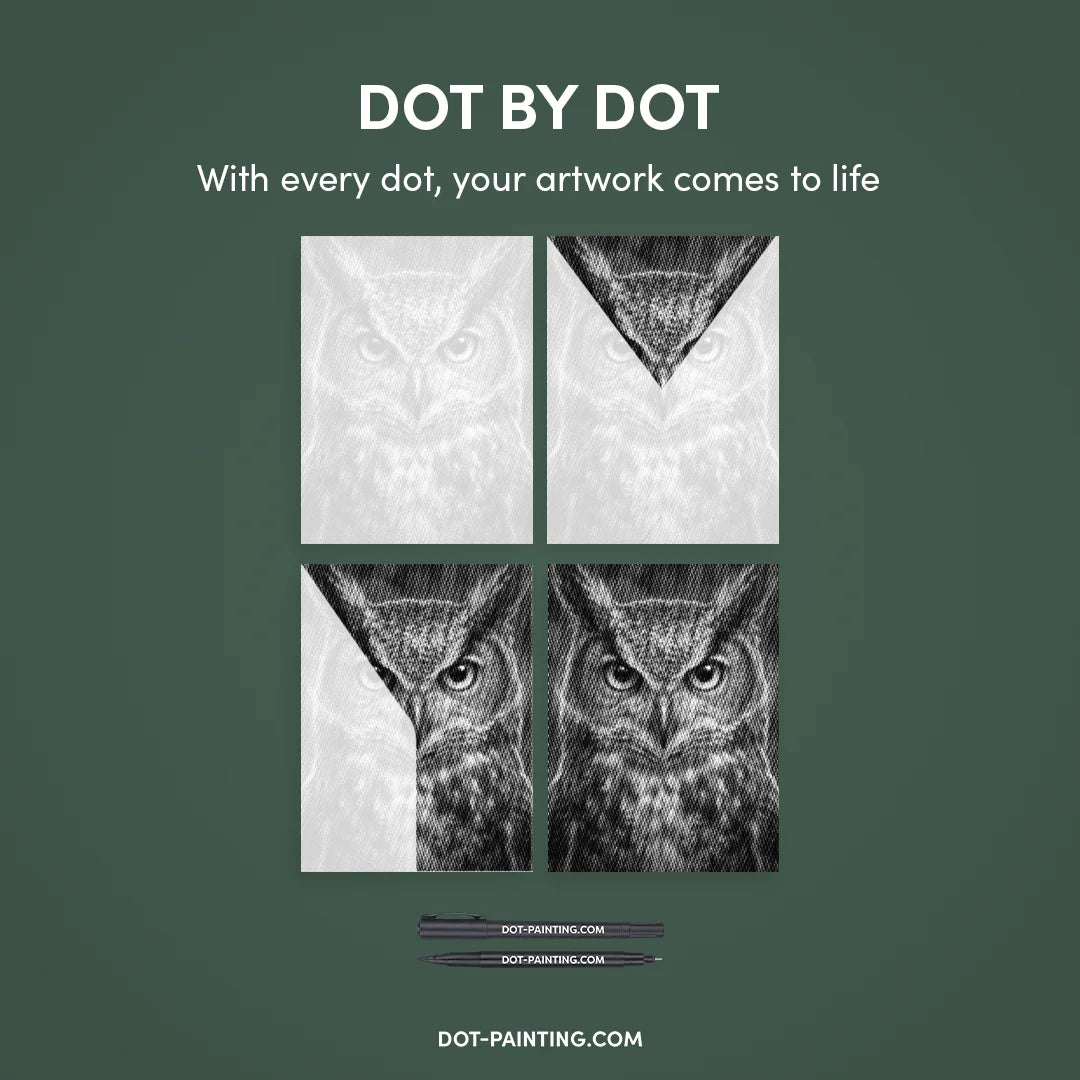 Kit dot painting Lupo