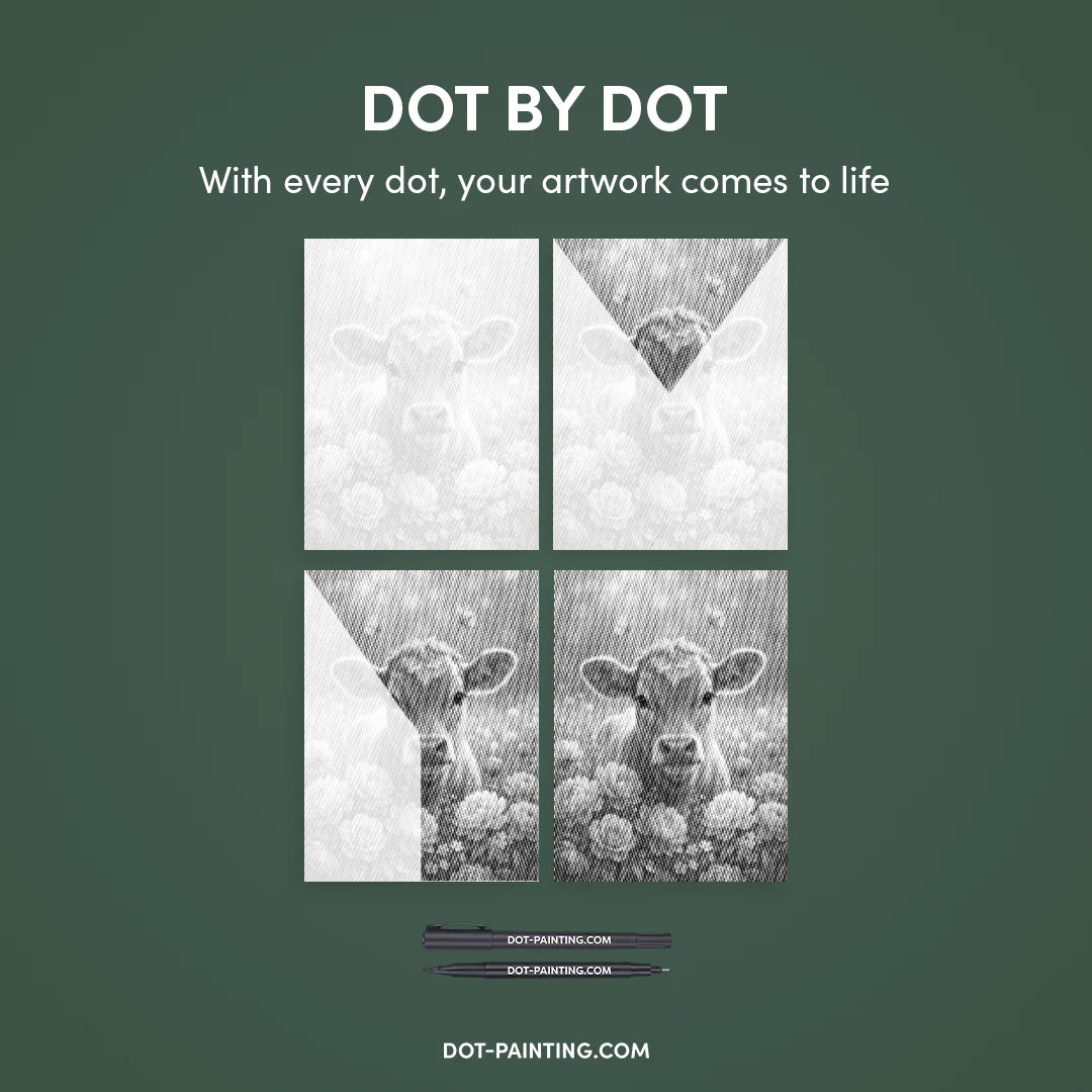 Kit dot painting Lupo