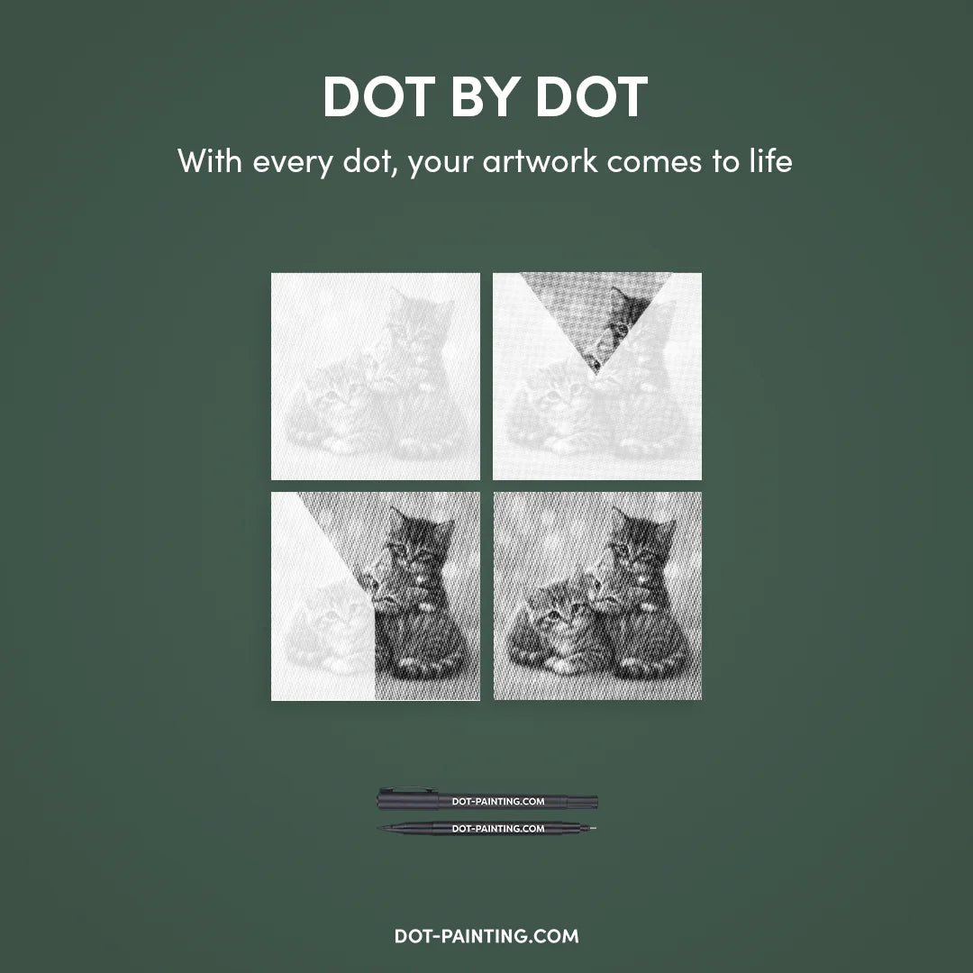 Kit dot painting Lupo